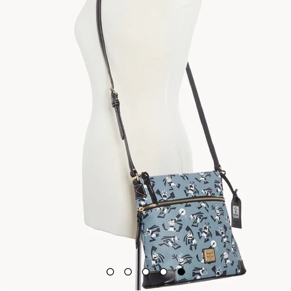 NWT Dooney & Bourke Gray and Black Crossbody with Disney Oswald Print - Picture 8 of 8